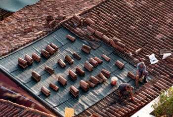 Gouttière bouchée à Maubeuge